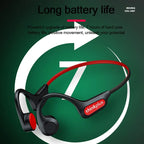 Bone Conduction Headphones | Bluetooth 5.3, IP56 Waterproof & Active Noise Cancellation for Sports and Daily Use