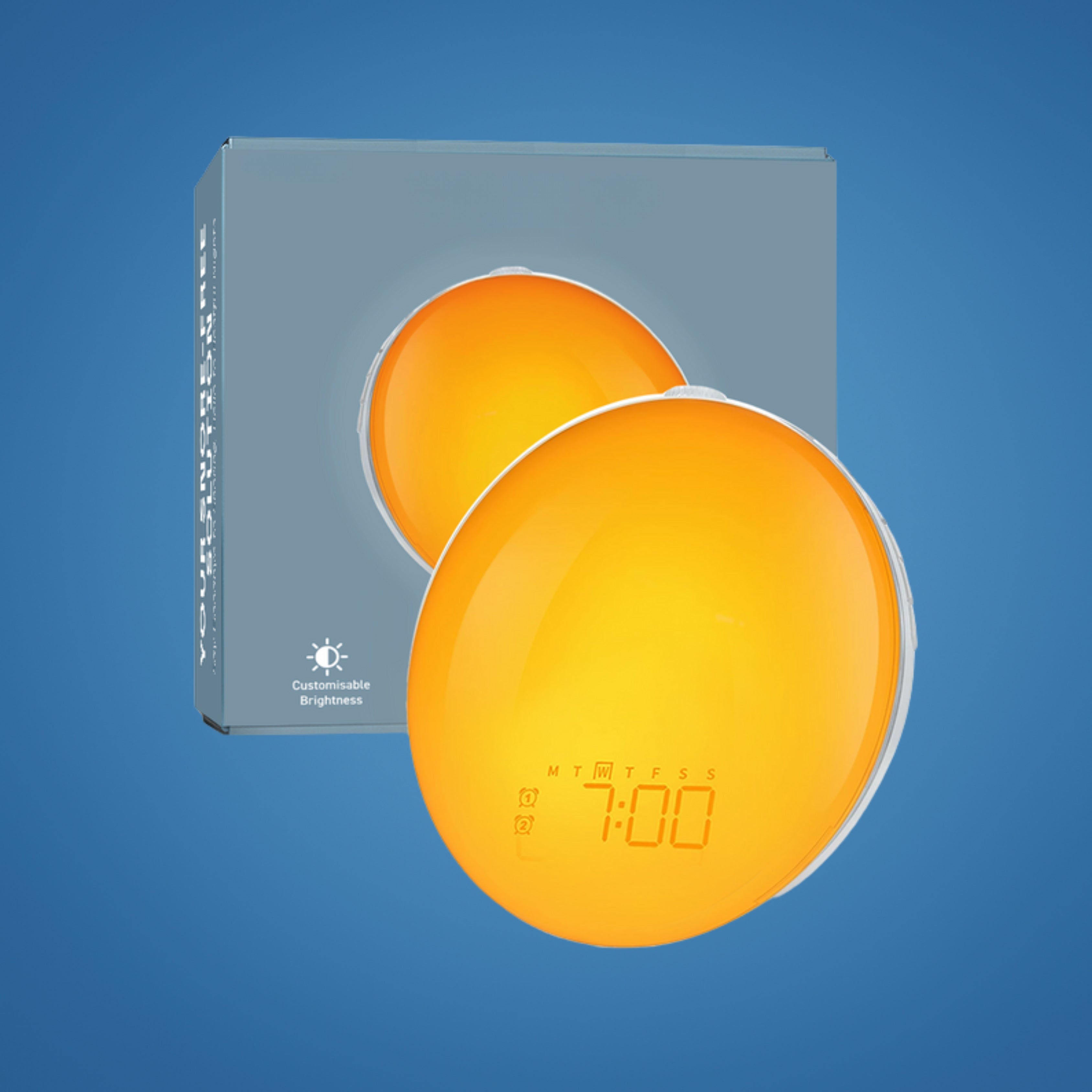 Sunrise Alarm Clock | Natural Wake-Up Light with Ambient Lighting for Heavy Sleepers & Dark Mornings