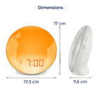 Sunrise Alarm Clock | Natural Wake-Up Light with Ambient Lighting for Heavy Sleepers & Dark Mornings