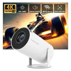Portable 4K Projector with Remote Control - Mini Home Theater Projector for Movies, Gaming & Outdoor Use