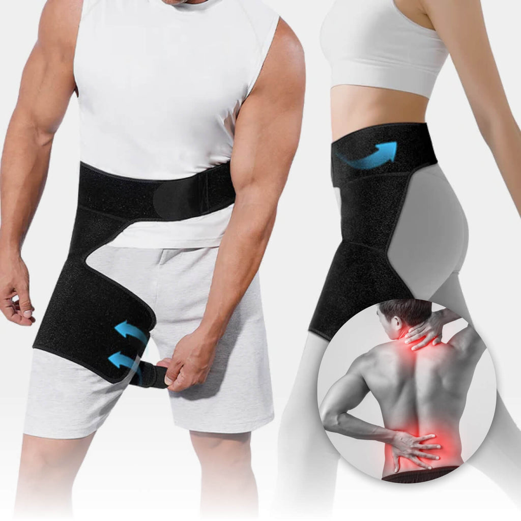 Thigh Muscle Support – Stabilizing Compression Wrap|Unisex Adjustable