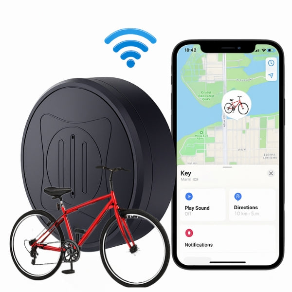 Mini GPS Bike Tracker | Real-Time Location, Anti-Theft Alerts & Discreet Design for Bicycle Security
