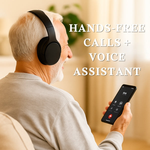 Wireless TV Headphones | Noise-Cancelling, Comfortable Fit & Ideal for Home Entertainment
