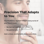 Pocket Electric Shaver - Cordless & Compact, Powerful & Rechargeable, Perfect for Travel