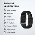 Blood Pressure Monitor for Seniors | Automatic 24/7 Monitoring, Waterproof & Ideal for Daily Health and Fitness