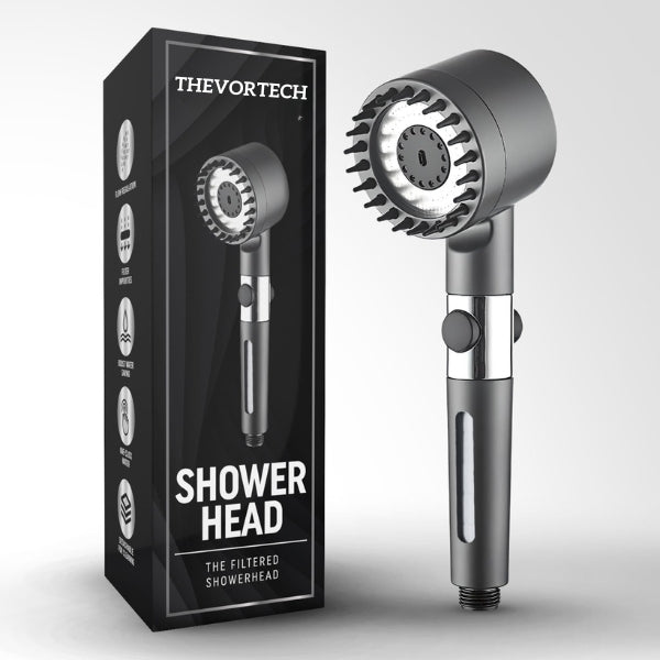 Filtered Showerhead | High-Pressure, Water-Saving & Ideal for Home Showers