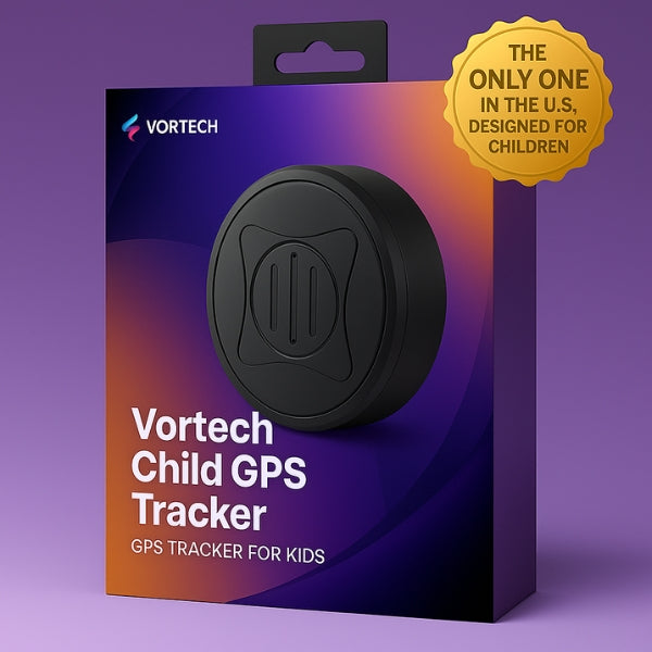 Child GPS Tracker with Real-Time Location | No Subscription, Waterproof & Lightweight Design for Everyday Safety