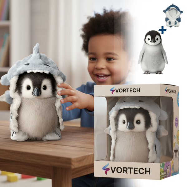 Realistic Penguin Plush Toy | Lifelike Eco-Friendly Companion for Kids