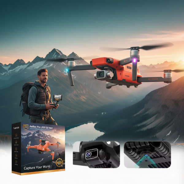 Premium 4K Camera Drone | GPS Positioning – 360° Safety Sensor – Foldable Brushless Design