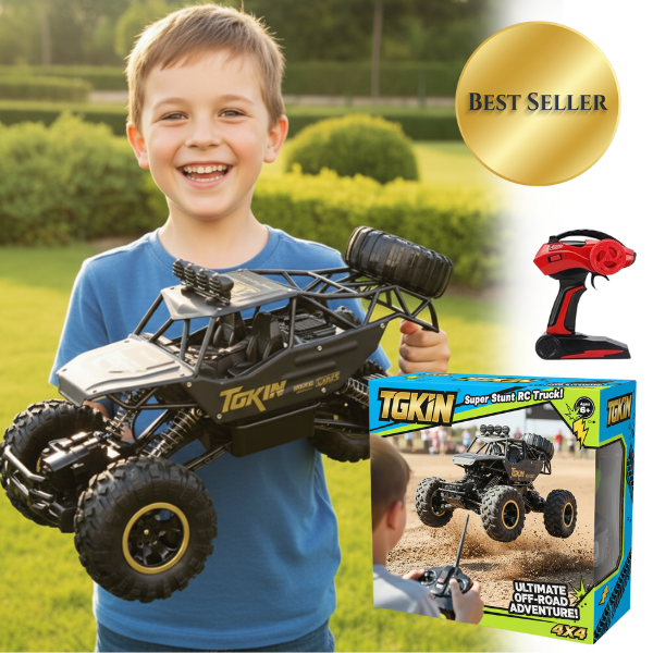 1:12 Scale Remote Control Truck for Kids | Large 4WD Off Road RC Car