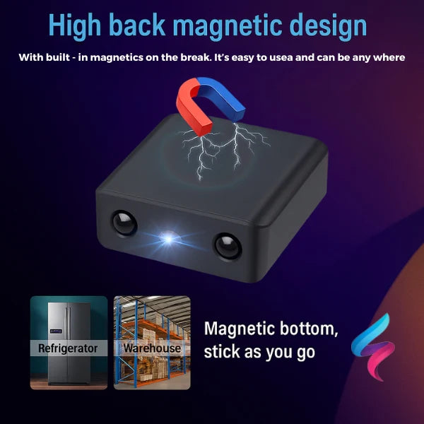 Wireless Miniature Camera with Audio | Night Vision, WiFi Connectivity & Compact Design for Home Security Monitoring