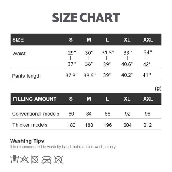 Outdoor Thermal Goose Down Pants | Lightweight, Windproof & Ideal for Skiing, Snowboarding, and Cold Weather Adventures