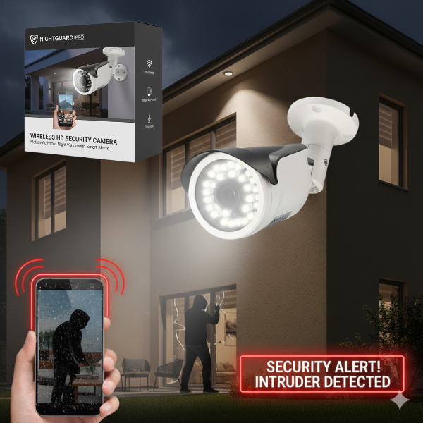 Wireless Outdoor Security Camera System | Night Vision, Motion Detection & Weatherproof for Home Surveillance