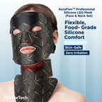 Infrared LED Facial Mask | Premium Light Therapy Device for Skin Rejuvenation | Laser Light Treatment Mask