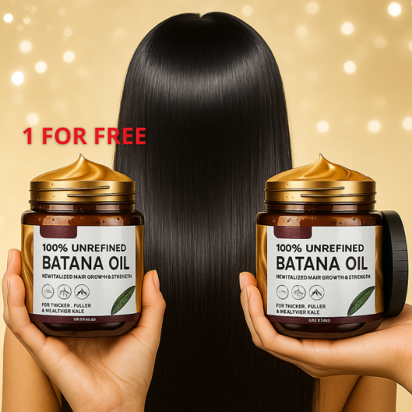 100% Pure Batana Oil | Deeply Moisturizing, Promotes Hair Growth & Repairs for Healthy Skin and Hair