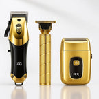 Professional Cordless Hair Clippers for Men – Precision Trimmer & Grooming Kit for Barbers & Home Use, Sharp Blades, Rechargeable & Zero-Gap Lineup Trimmer