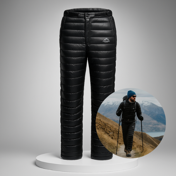 Outdoor Thermal Goose Down Pants | Lightweight, Windproof & Ideal for Skiing, Snowboarding, and Cold Weather Adventures
