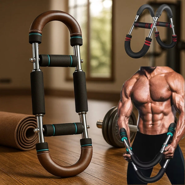 Twister Arm Trainer | Multi-Functional Strength Bar for Chest, Arms, Abs & Shoulders | Portable Home Gym Equipment