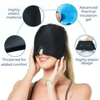 Migraine Gel Hood | Cooling Comfort, Pressure Therapy & Light Blocking for Instant Headache Relief
