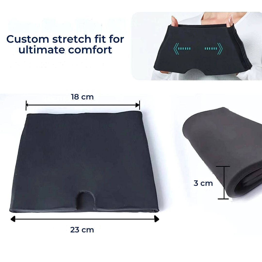 Migraine Gel Hood | Cooling Comfort, Pressure Therapy & Light Blocking for Instant Headache Relief