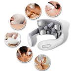 Smart Neck and Back Massager Device - Relieve Headaches & Muscle Tension - Portable Pain Relief