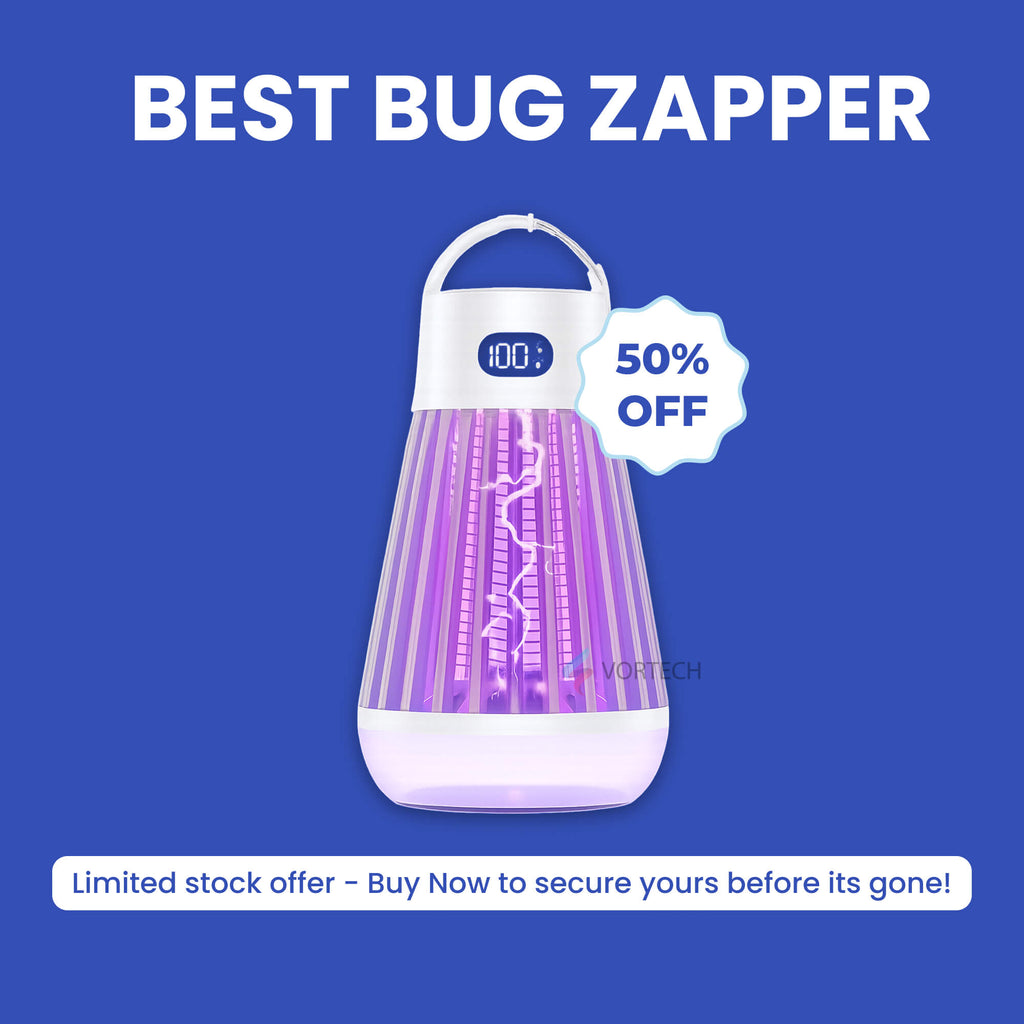 Best Bug Zapper | Chemical-Free, UV Technology & Portable for Outdoor Use and Camping