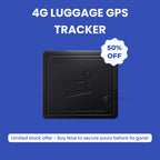 4G Luggage GPS Tracker with Real-Time Location | No Subscription, Geofencing Alerts & Anti-Theft Design for Travel Security