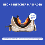 Neck Stretcher Massager - Portable Neck Massager, Electric Kneading Heat for Tension and Pain Relief