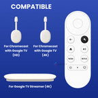 Chromecast 4 Replacement Remote | Easy Navigation & Quick Access for Seamless Streaming Experience