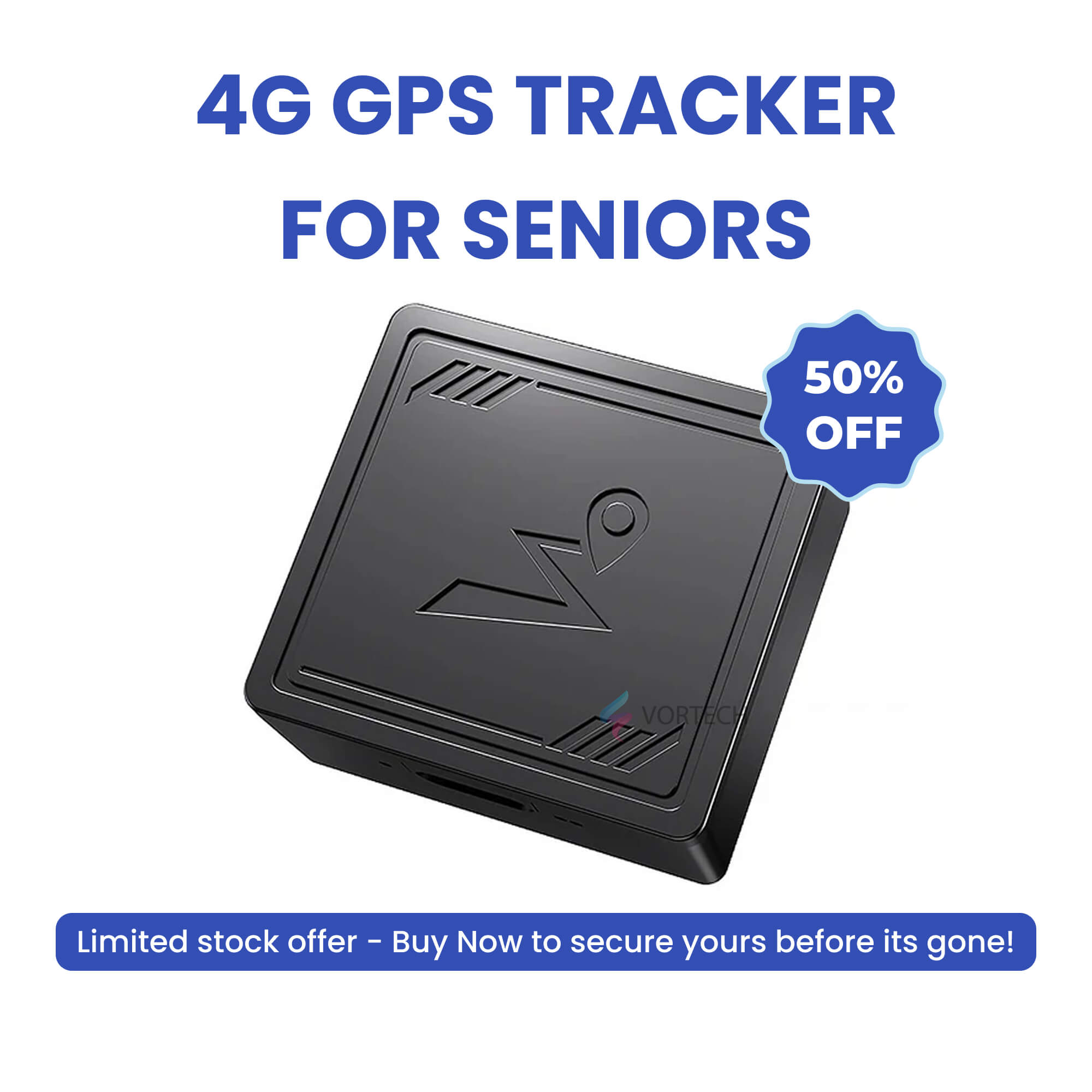 4G GPS Tracker for Seniors with Safe Zone Alerts | Real-Time Location for Dementia & Alzheimer’s Care – No Subscription Required