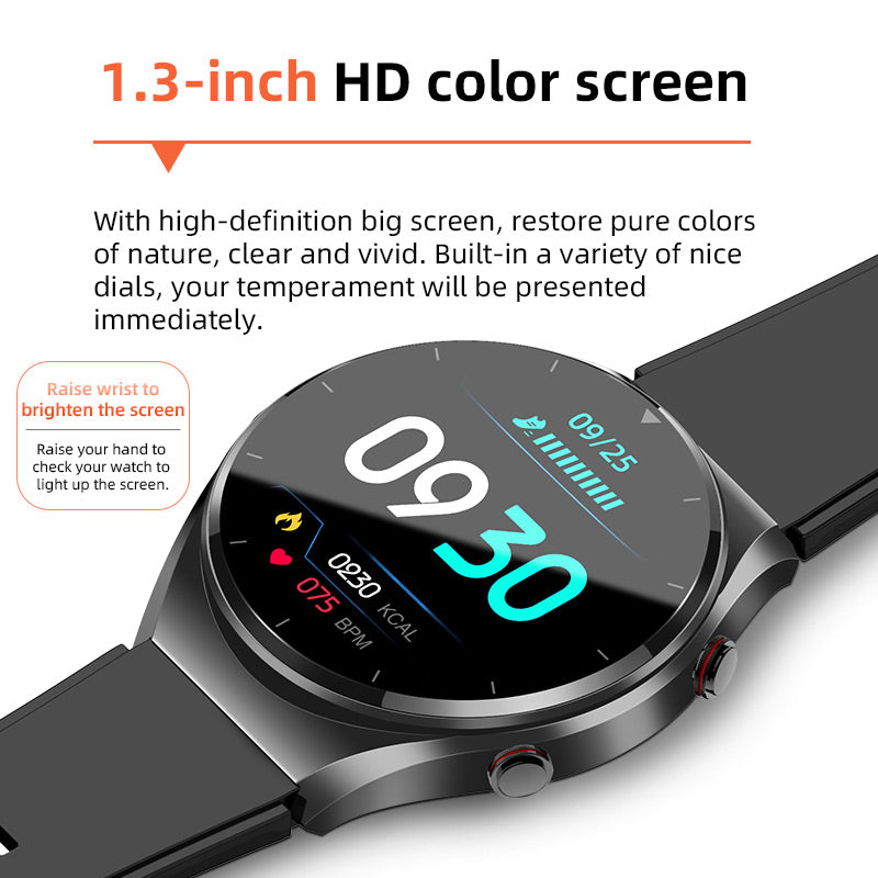 Smart Health Monitor Watch | One-Click Blood Sugar, ECG & Heart Rate Tracking for Daily Wellness