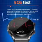 Smart Health Monitor Watch | One-Click Blood Sugar, ECG & Heart Rate Tracking for Daily Wellness