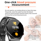 Smart Health Monitor Watch | One-Click Blood Sugar, ECG & Heart Rate Tracking for Daily Wellness