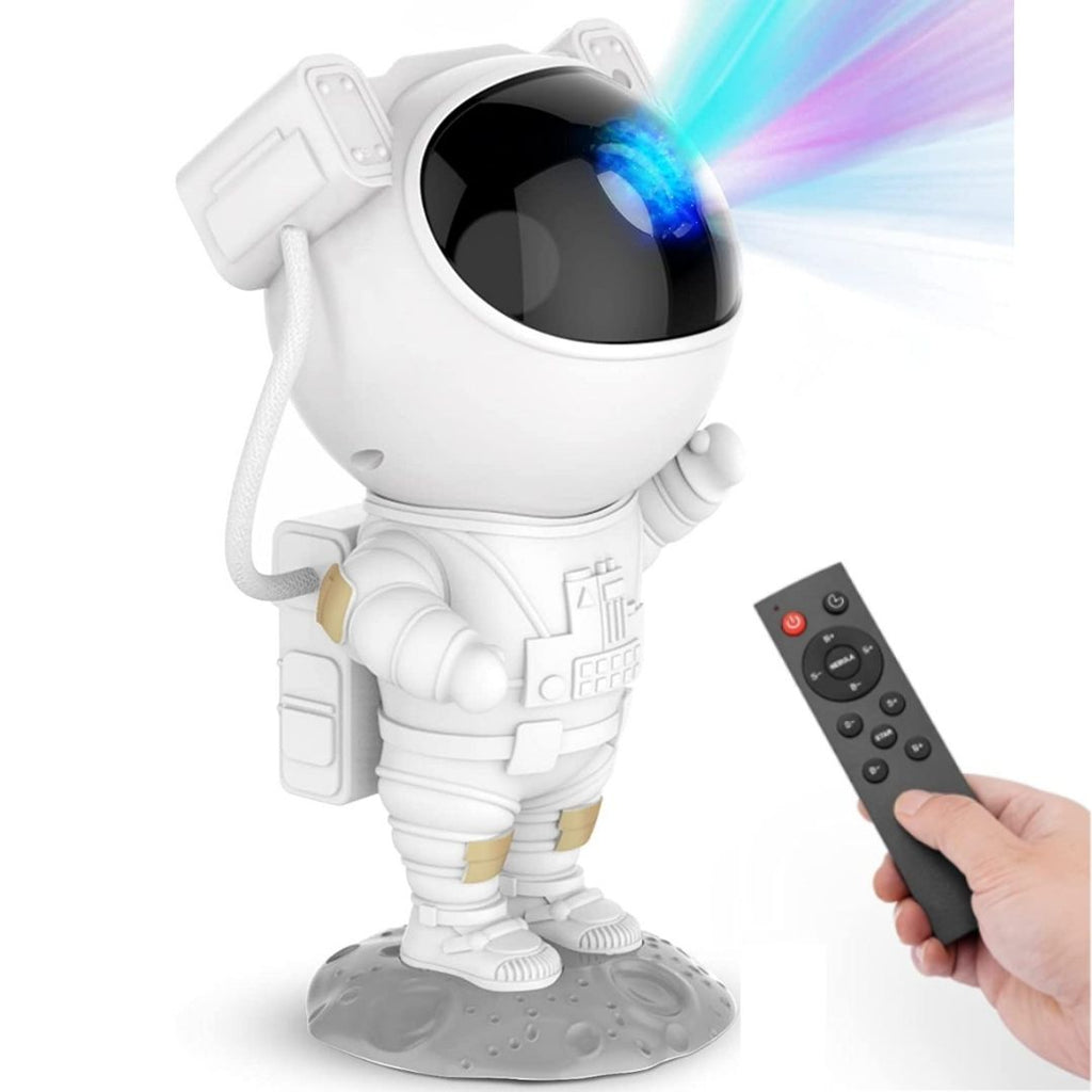 Astronaut Galaxy Projector | 8 Nebula Effects, Remote Control & Adjustable Angle for Bedrooms and Relaxation