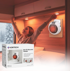 Mini RV Wall-Mounted Heater | Portable 3-Second Rapid Ceramic Heat with Remote Control and Energy-Efficient Silent Operation