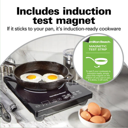 Portable Induction Cooktop – Compact, Energy-Efficient - Perfect for Traveling, Campervans, and Camping Trips