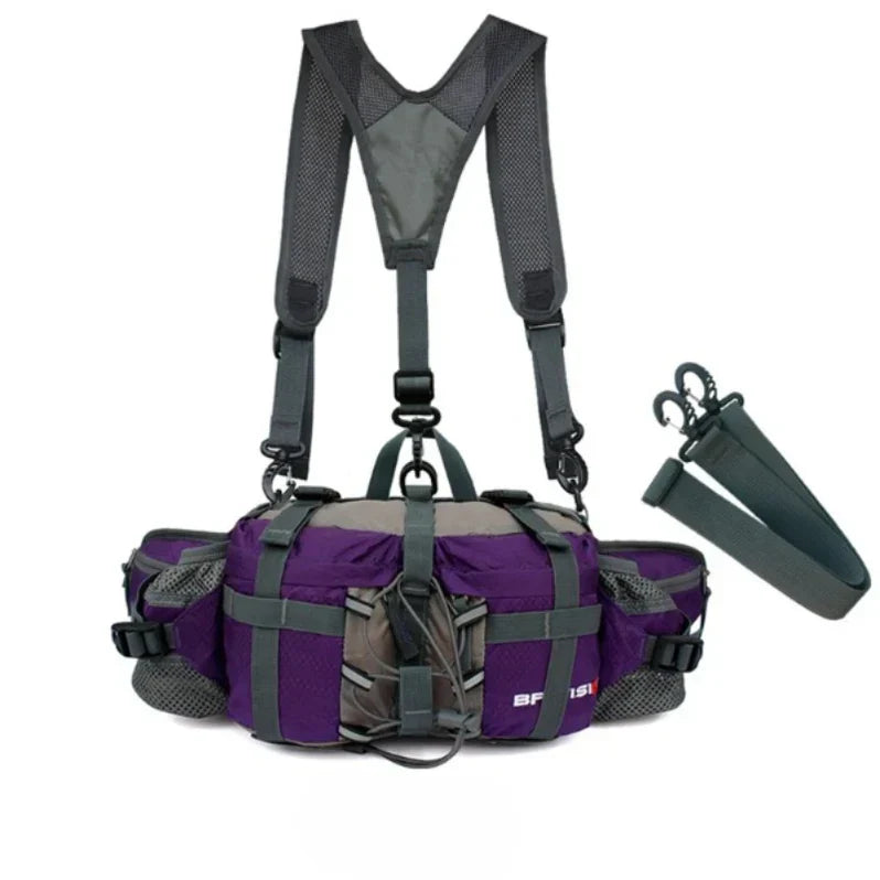 Outdoor Sports Waist Backpack for Hiking, Running, and Cycling - Lightweight, Adjustable, Water-Resistant Design