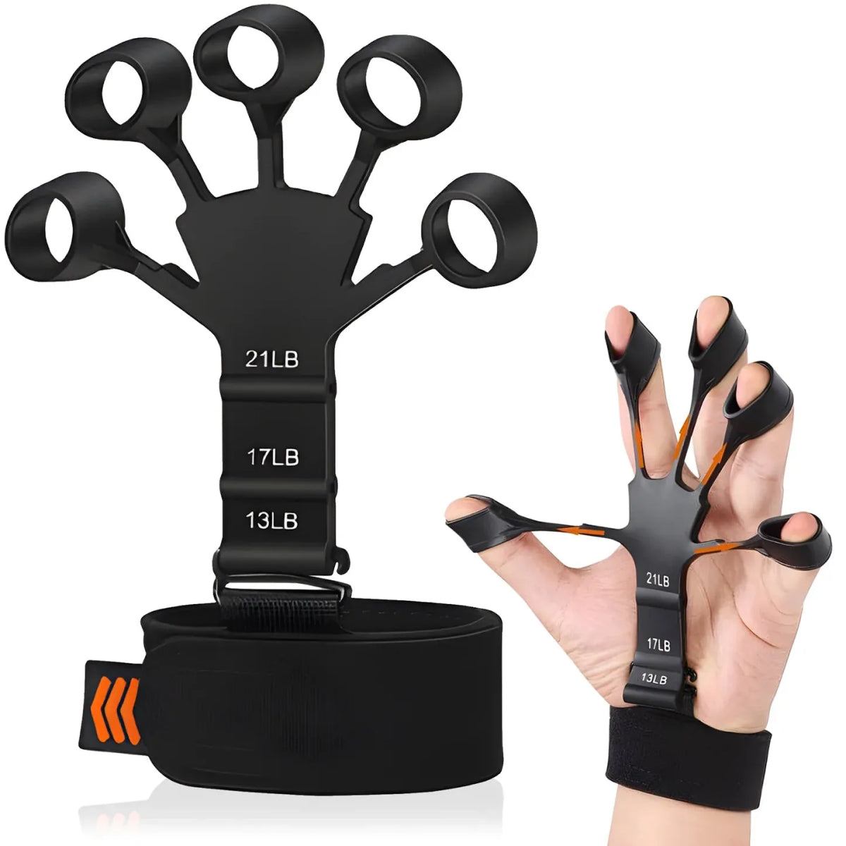 Adjustable Hand Gripper - Strengthen Fingers & Grip with Ease -Ergonomic Design - Customizable Resistance Levels - Ideal for Hand & Forearm Training