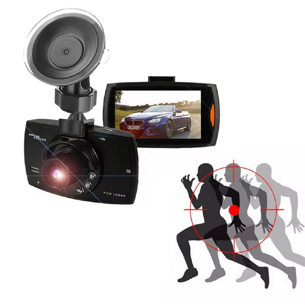 Full HD 1080P Car Dash Cam | Night Vision, 120° Wide Angle & Easy Installation for Safe Driving and Accident Recording