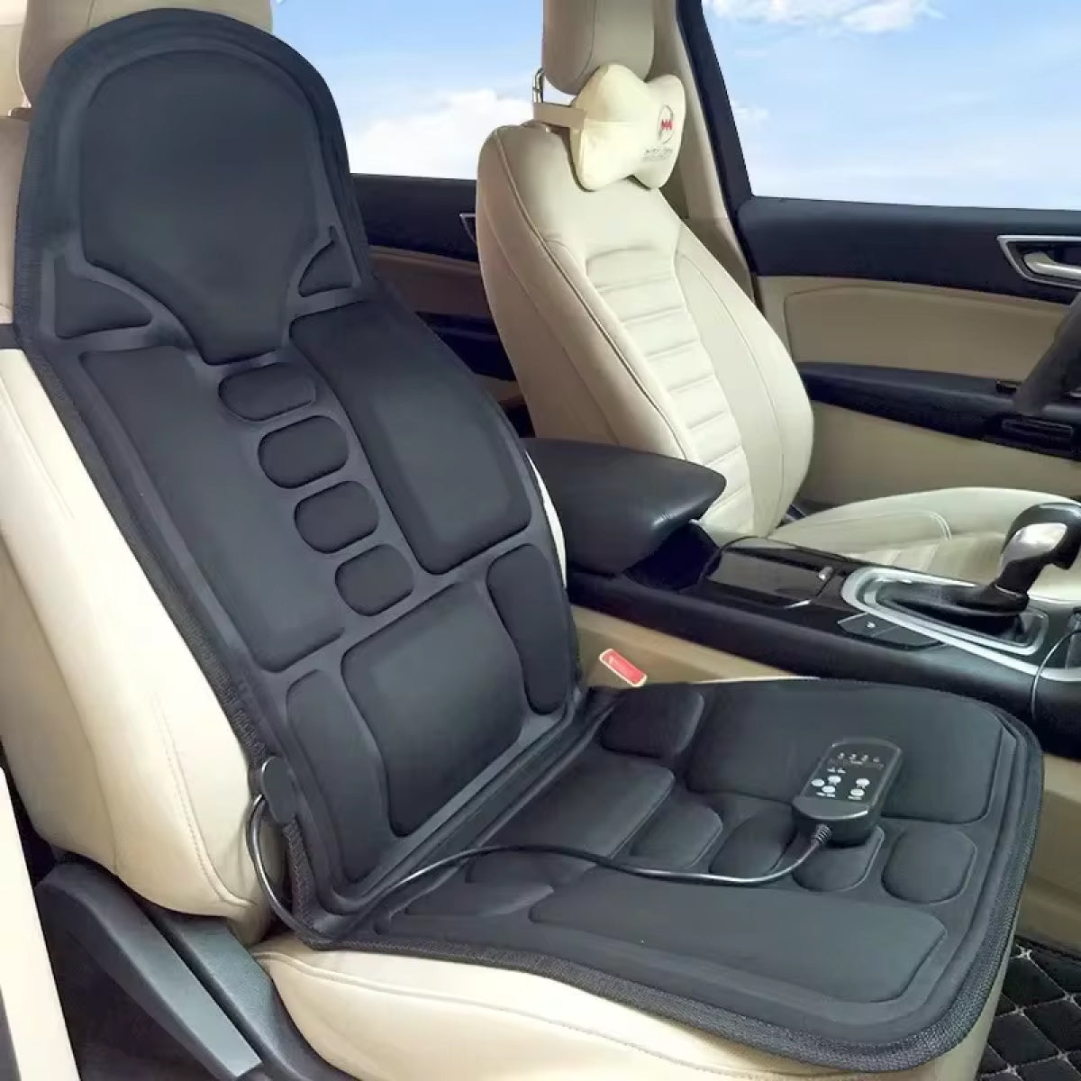 Heated Cushion Massager for Car Seat - Adjustable Temperature & Quick Heating - Comfortable & Cozy