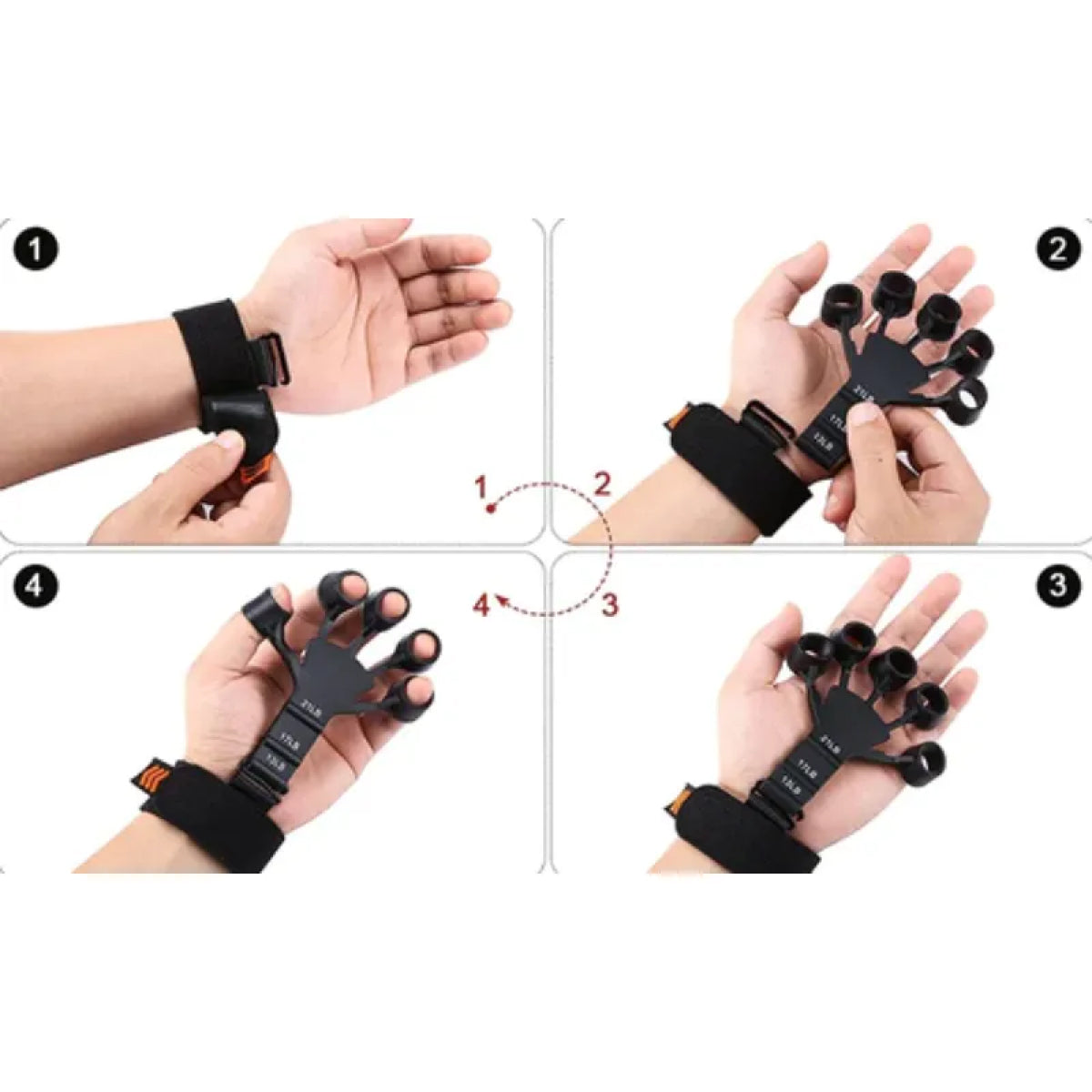 Adjustable Hand Gripper - Strengthen Fingers & Grip with Ease -Ergonomic Design - Customizable Resistance Levels - Ideal for Hand & Forearm Training