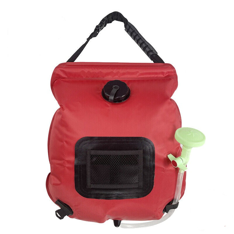 Portable Solar Shower Bag - Outdoor Camping Heating Shower for Hiking, Beach, and Travel Use