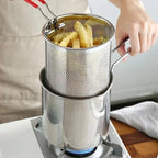 304 Stainless Steel Deep Frying Pot | Durable, Multi-Functional & Ideal for Frying Chicken, Tempura & More