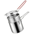 304 Stainless Steel Deep Frying Pot | Durable, Multi-Functional & Ideal for Frying Chicken, Tempura & More