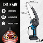 Portable Mini Chainsaw | 6-Inch, Lightweight & Efficient for Tree, Branch, and Wood Cutting