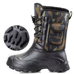 Men's Waterproof Snow Boots | Thickened, Non-Slip & Ideal for Winter Hiking and Fishing