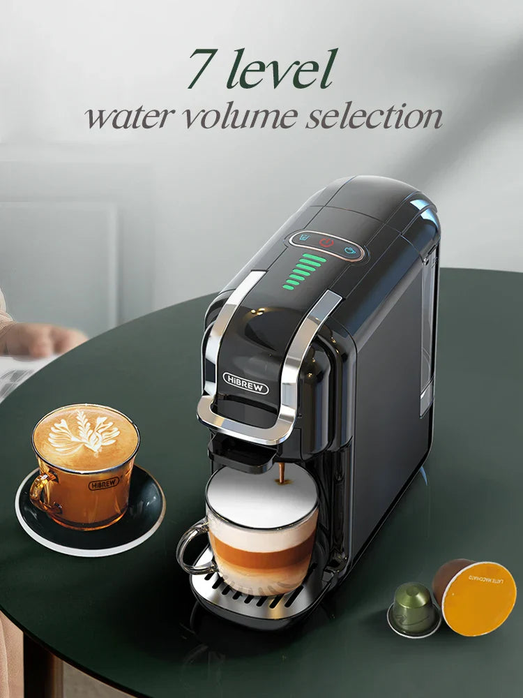 5-in-1 Coffee Machine | 20-Bar Pressure, Milk Frother & Compatible with Nespresso, Dolce Gusto, ESE Pods for Home Brewing
