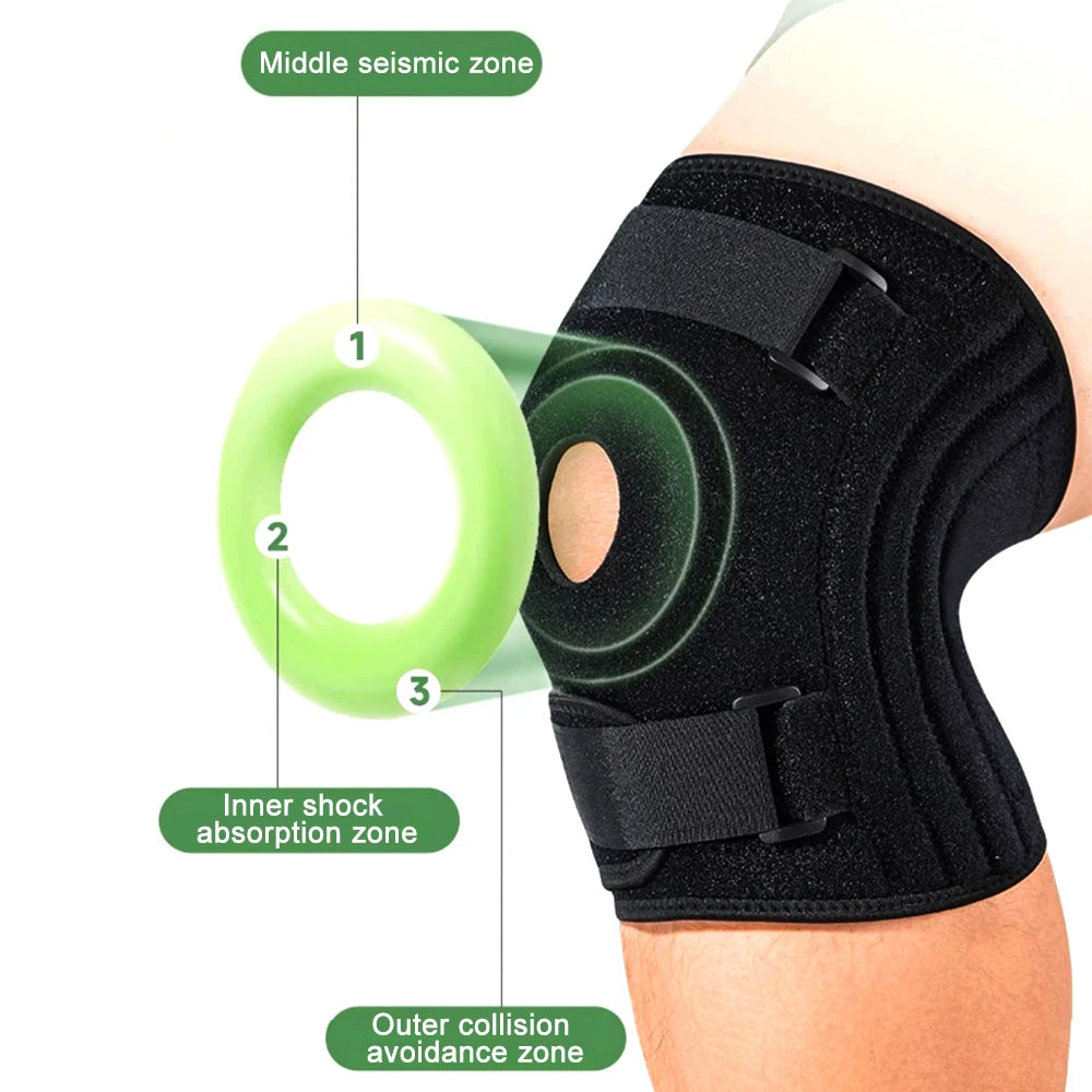 Plus Size Knee Brace with Stabilizers – Patella Support | Comfortable Fit
