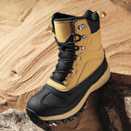 Men's Waterproof High-Top Snow Boots | Thickened Fleece Lining & Non-Slip for Cold Weather Hiking