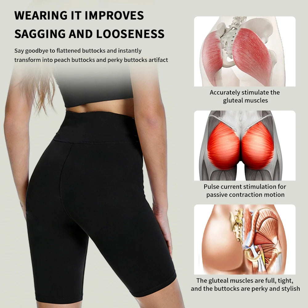 EMS Muscle Stimulation Shorts – 6 Modes & 30 Levels | Rechargeable Battery